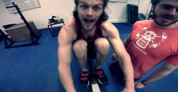 In other news… Sam Heughan does more excercise